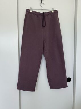 Aritzia muted purple mega straight sweatpants